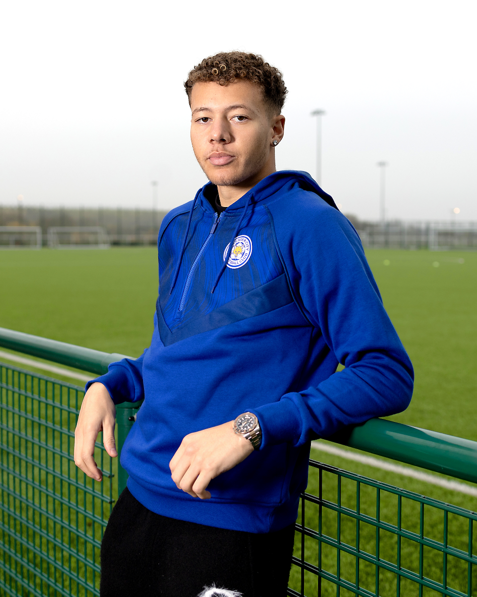 Leicester City On Pitch/Off Pitch Half Zip Home Hoody 2024/25 - Mens