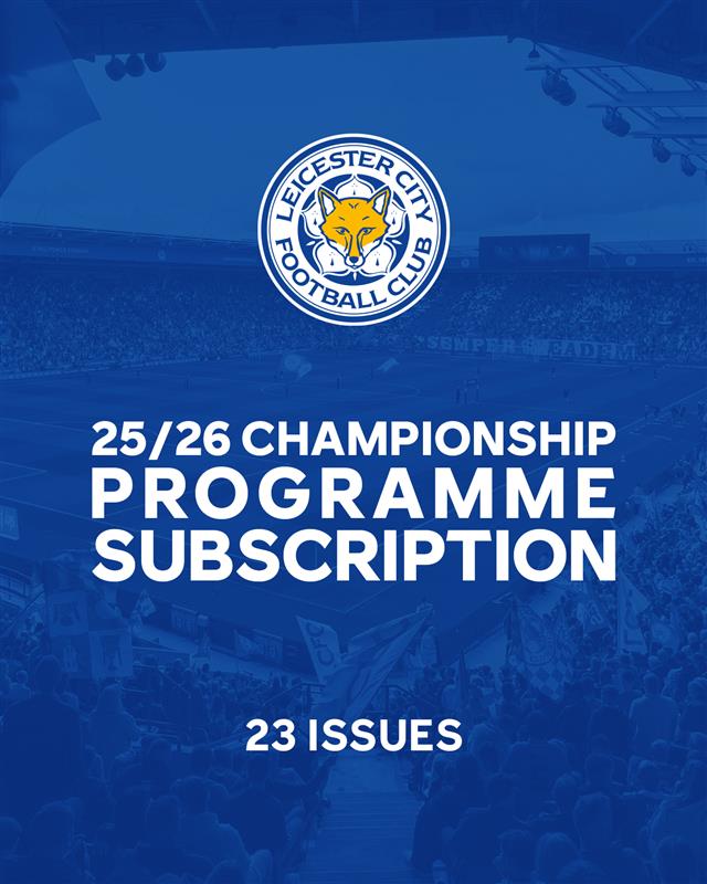 CITY Magazine - 2025/26 Championship Programme Subscription