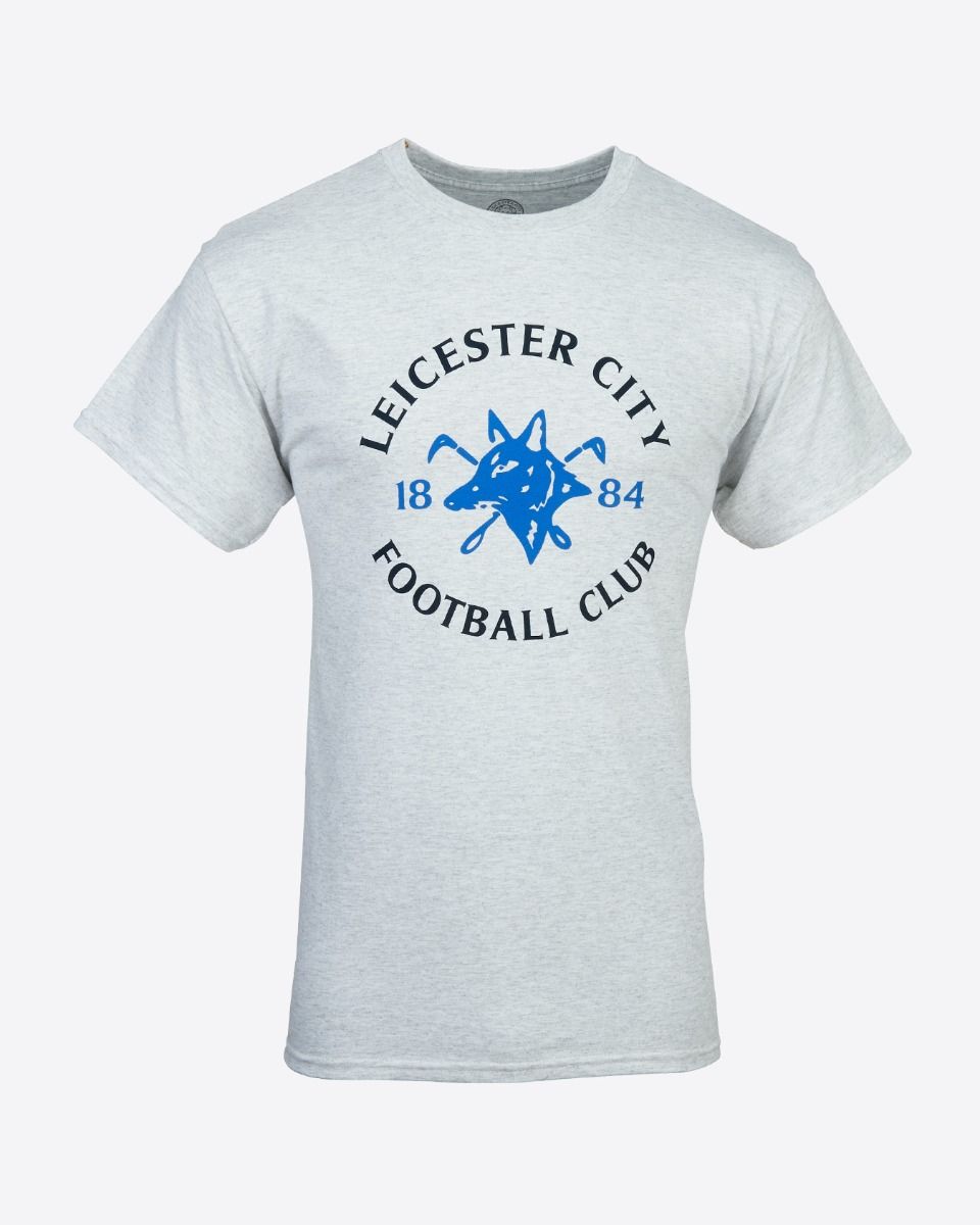 Leicester City 1884 Heritage Grey T-Shirt - Mens