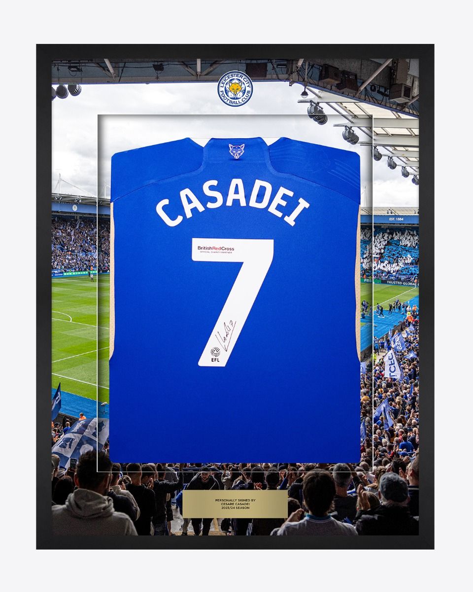 2023/24 Framed Signed Cesare Casadei Home Shirt
