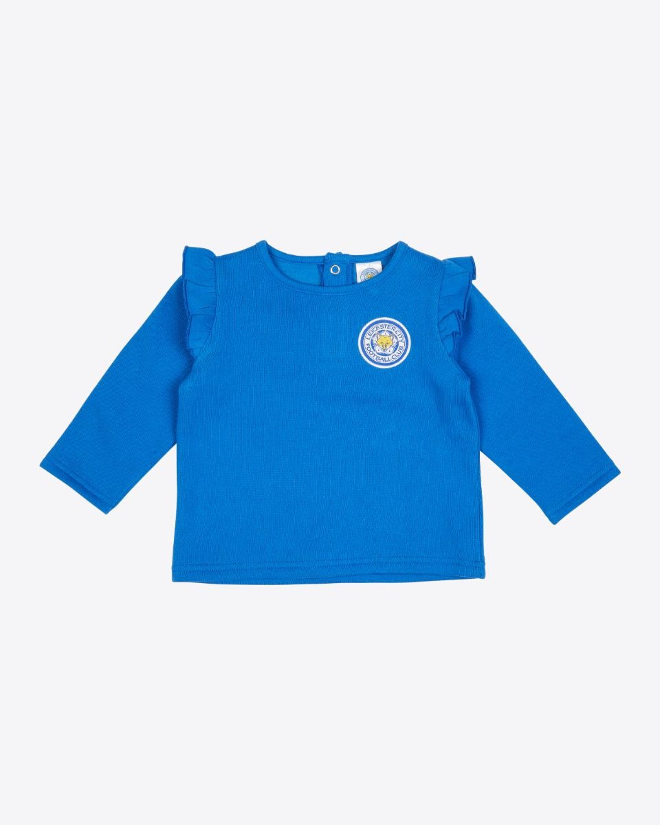 Leicester City Baby/Toddler Blue Frill Sweat