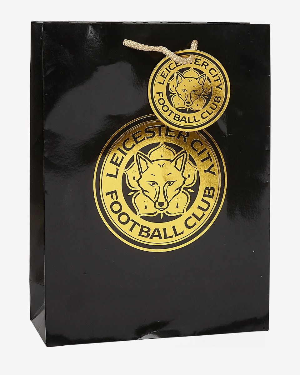 Leicester City Black Gift Bag