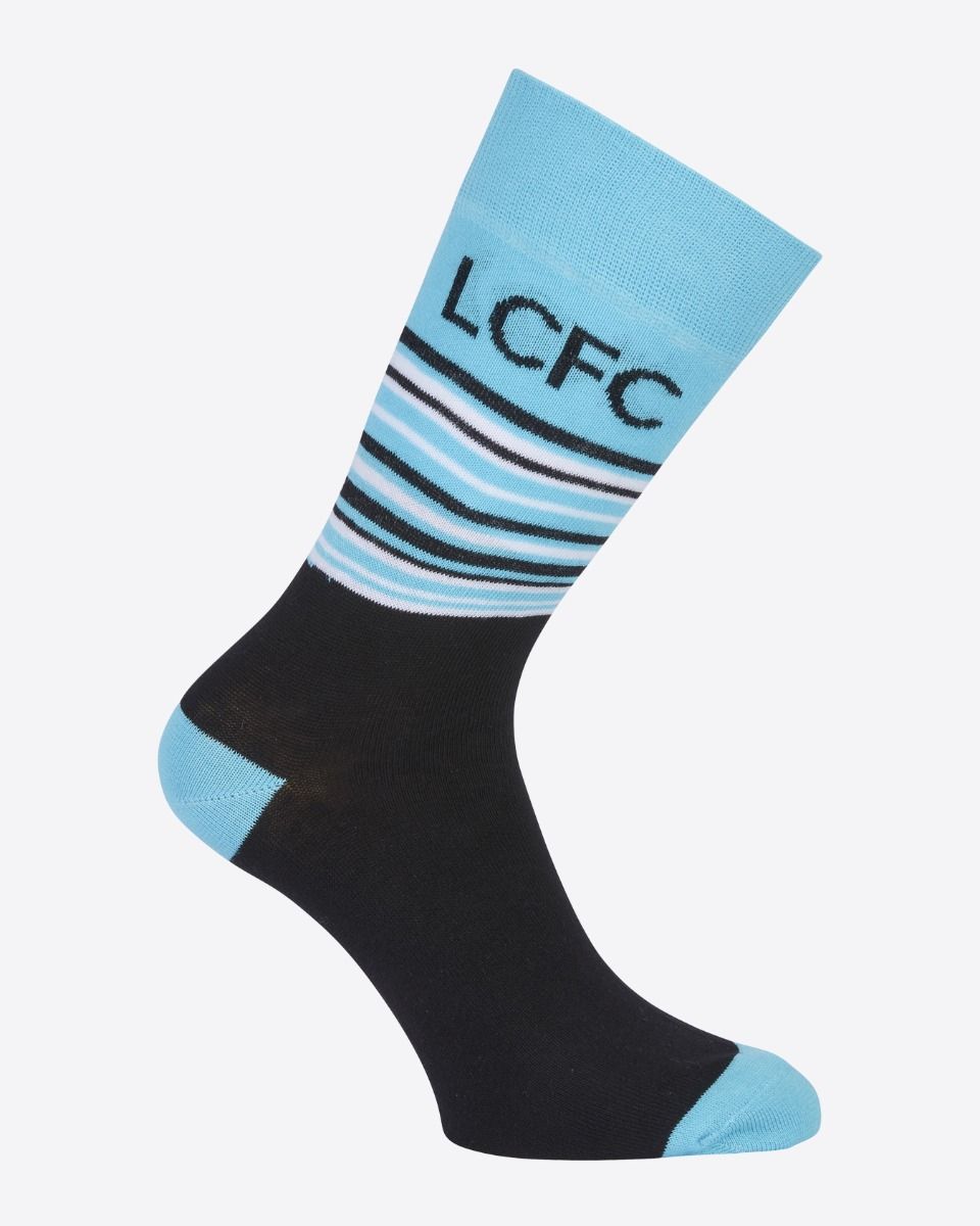 Leicester City Half Stripe Socks - Teal