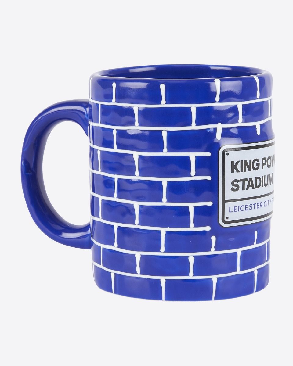 Leicester City 3D Brickwall Mug