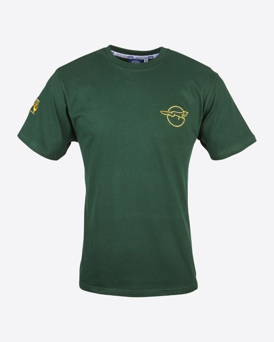 Leicester City Green Essential Retro T-Shirt - Mens