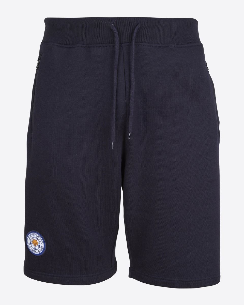 Leicester City Navy Essential Crest Shorts - Mens