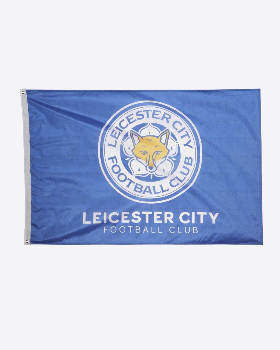 Leicester City Large Crest Flag