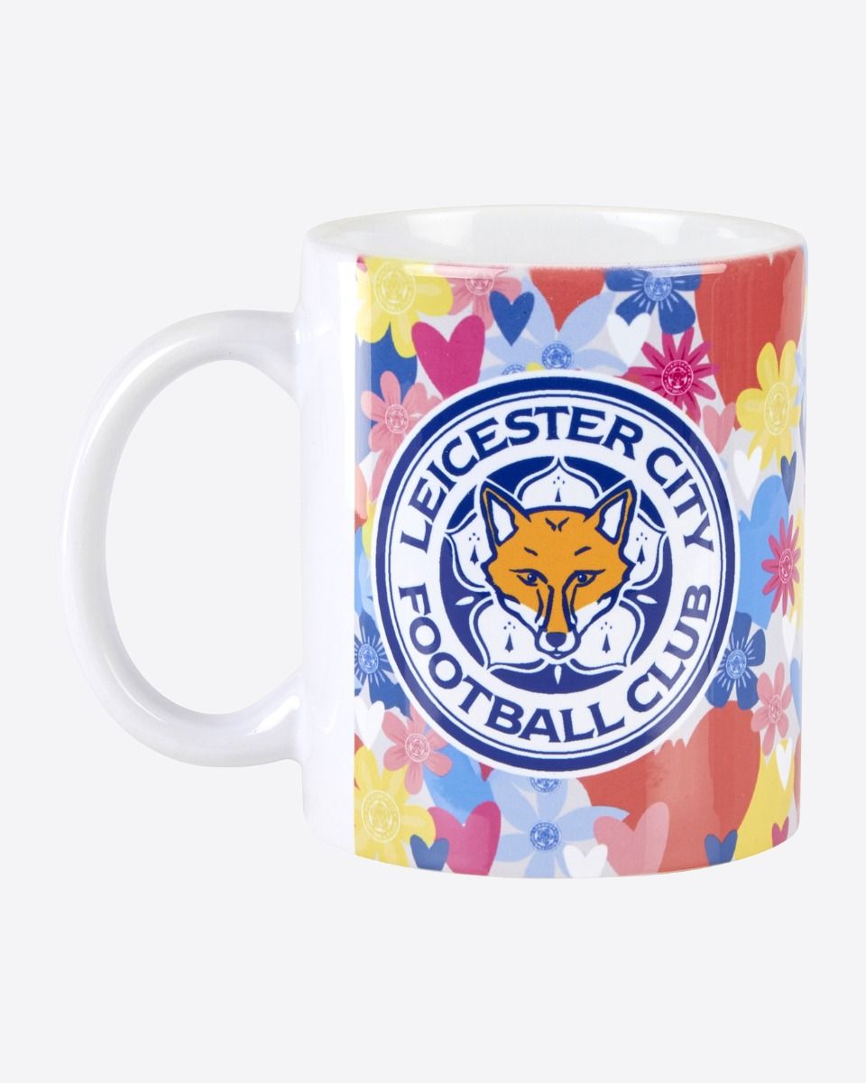 Leicester City Flower Crest Mug