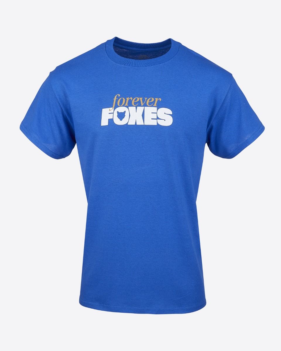 Leicester City Forever Foxes T-Shirt - Blue