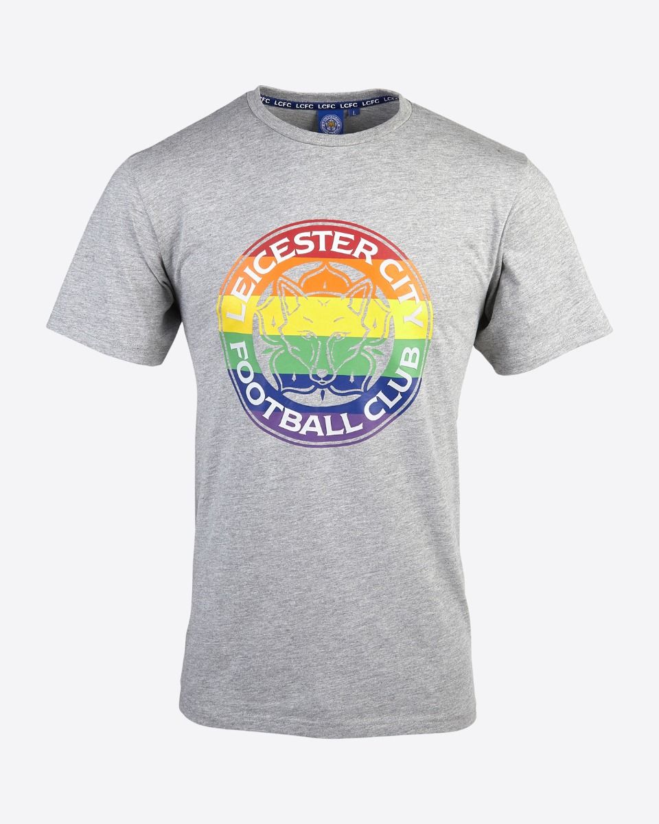 Leicester City Full Crest Pride T-Shirt