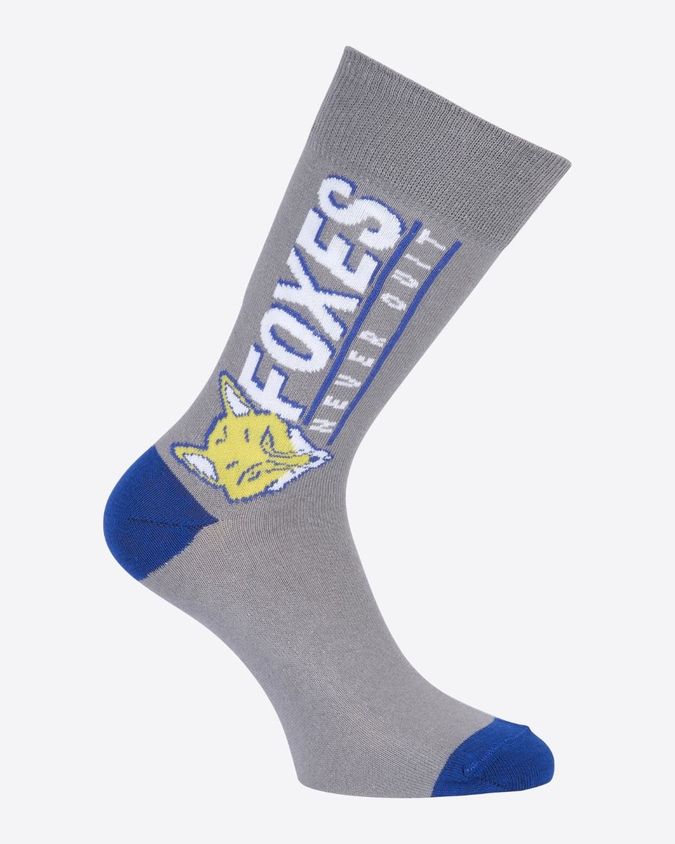 Leicester City FNQ Wordmark Socks - Grey