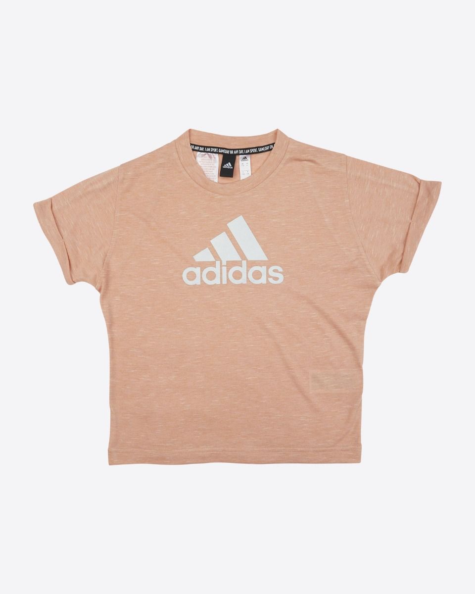 adidas Inline Pink Logo T-Shirt - Kids