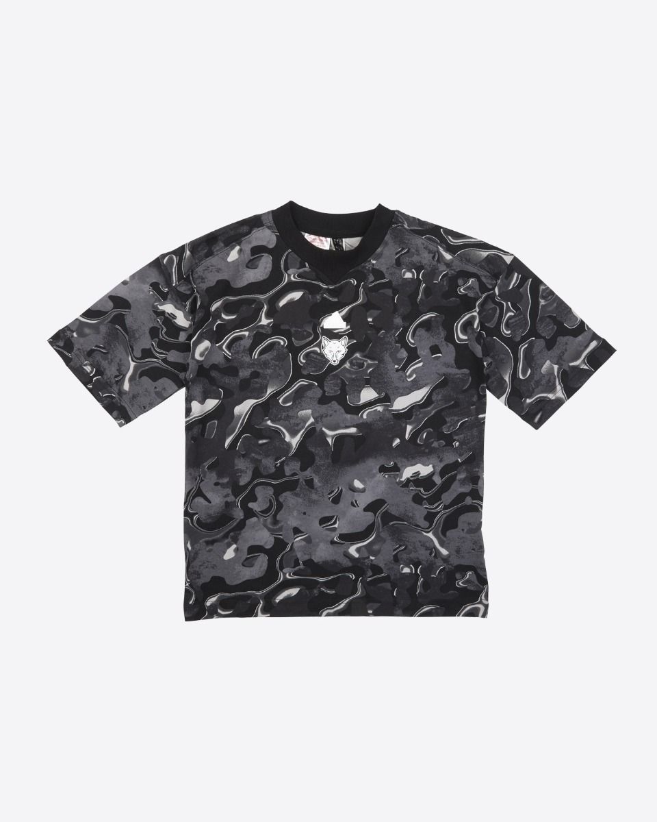 adidas Black Print T-Shirt - Kids