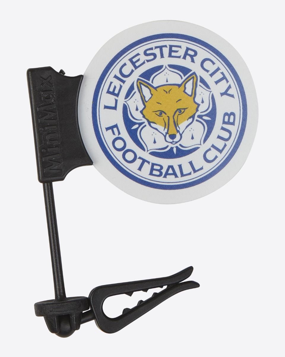 Leicester City Mini Car flag