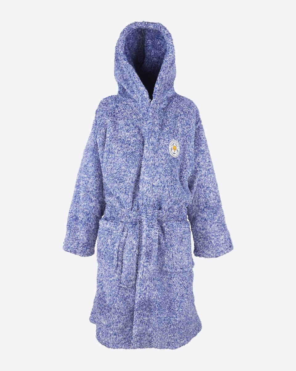 Leicester City Crest Fleece Robe - Kids