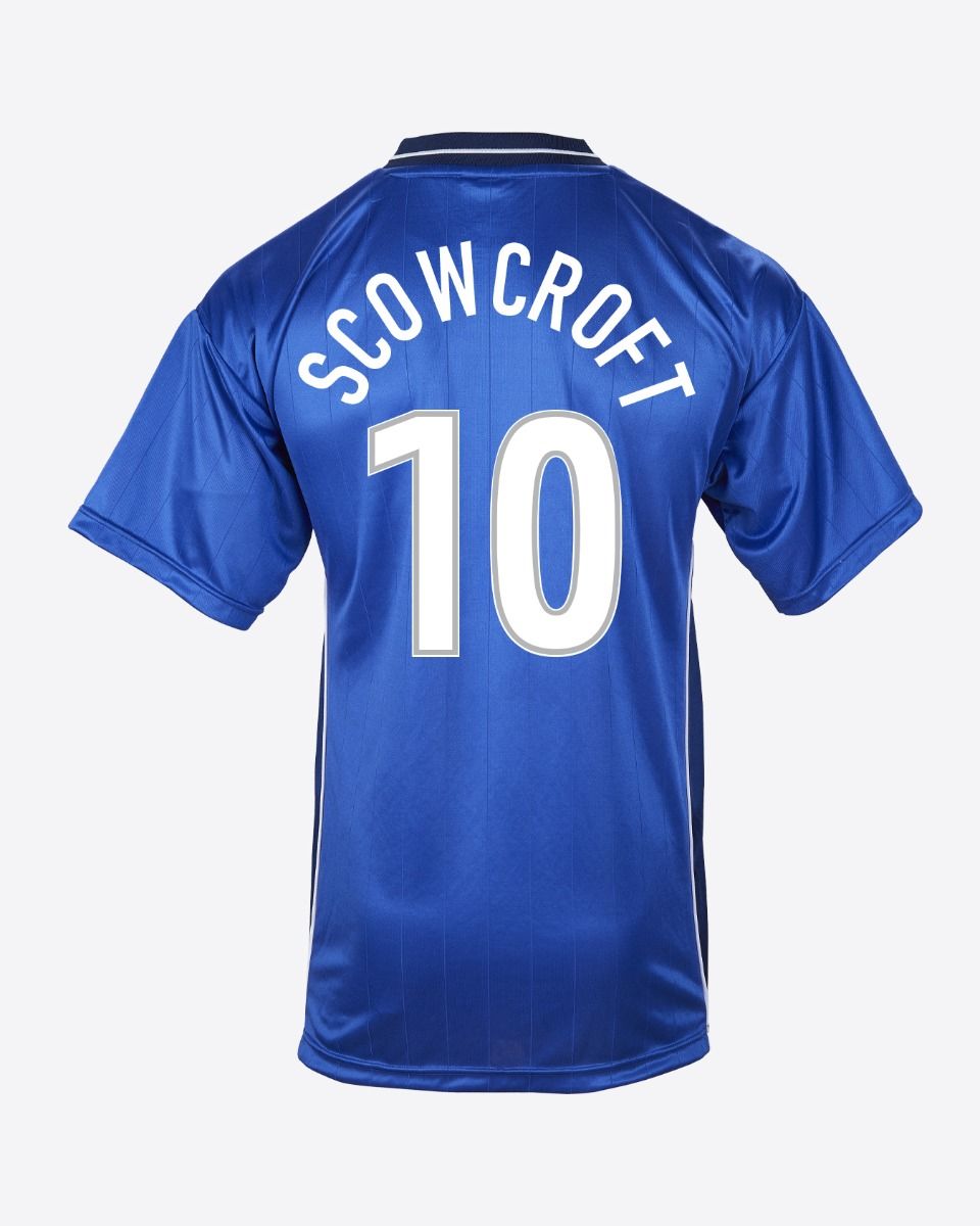 Leicester City Retro Shirt 2002 Home - Scowcroft 10