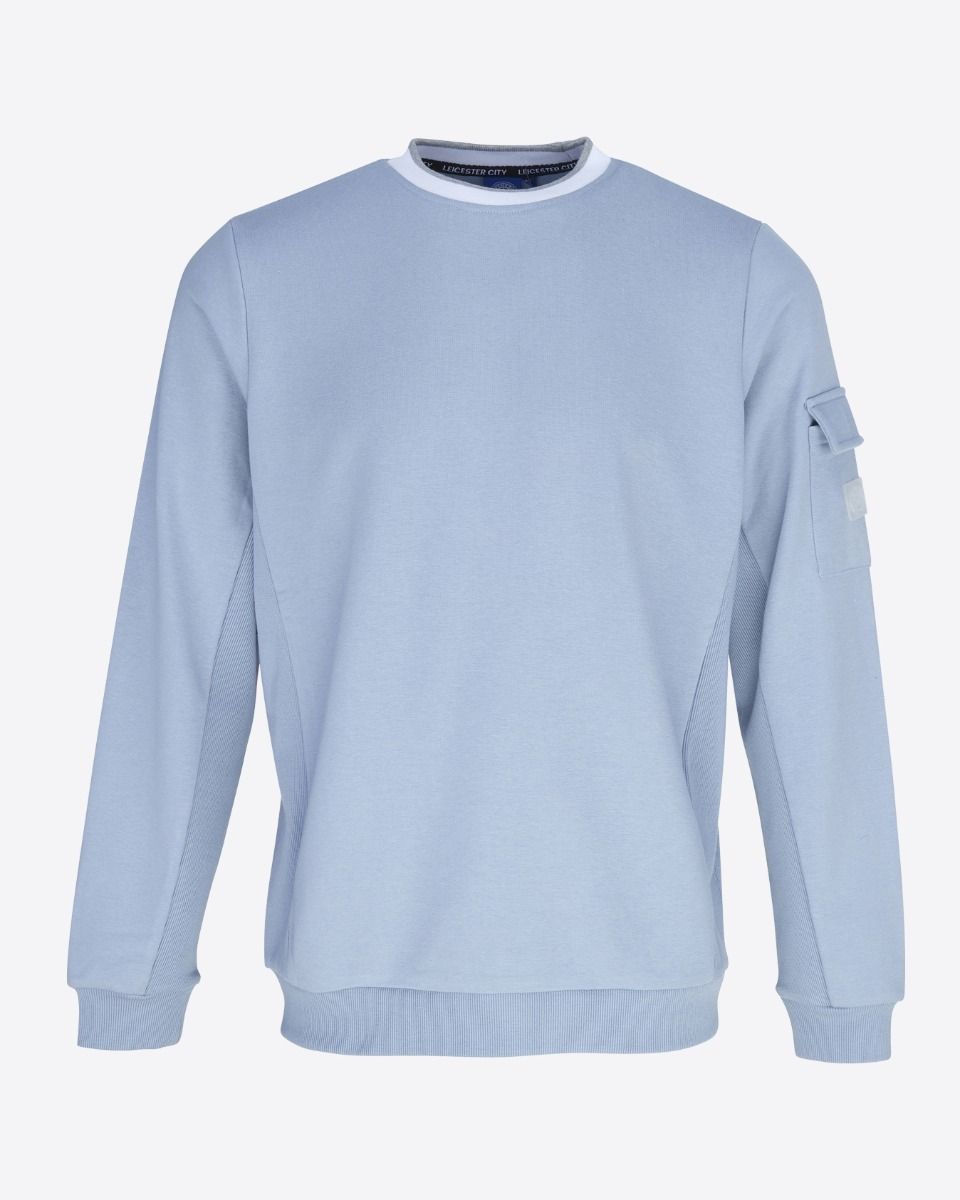 Leicester City Blue Terrace Sweatshirt - Mens