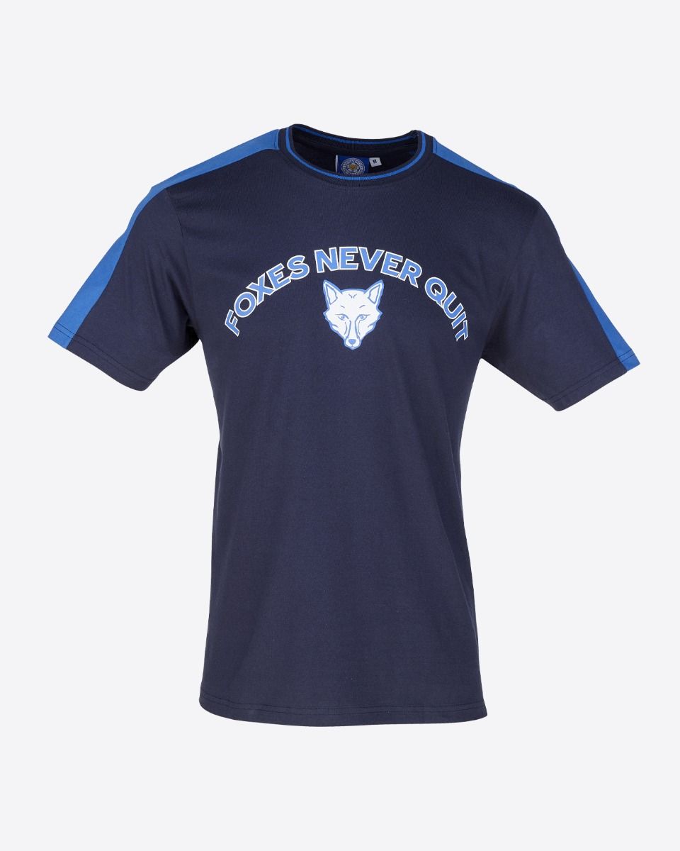 Leicester City Navy FNQ T-Shirt - Mens