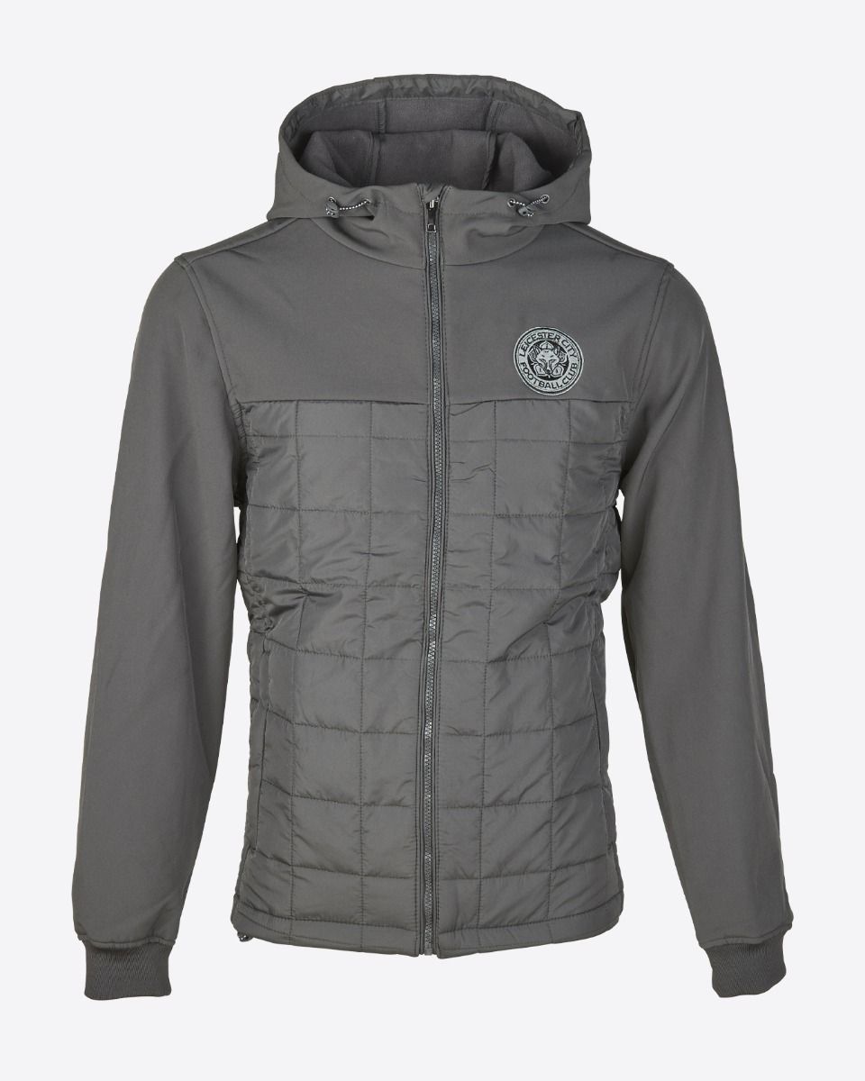 Leicester City Tonal Quilted Jacket - Mens