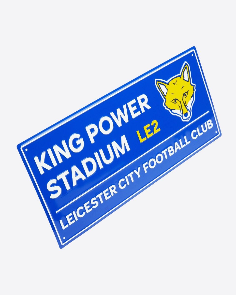 Leicester City Metal Street Sign