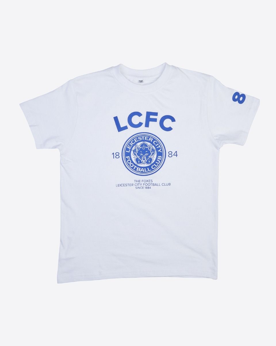 Leicester City White 1884 T-Shirt - Kids