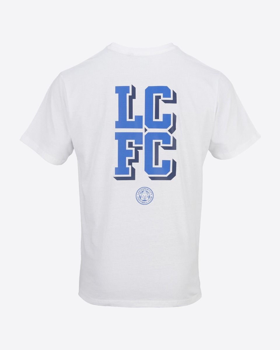 Leicester City Monogram Stack T-Shirt - Mens