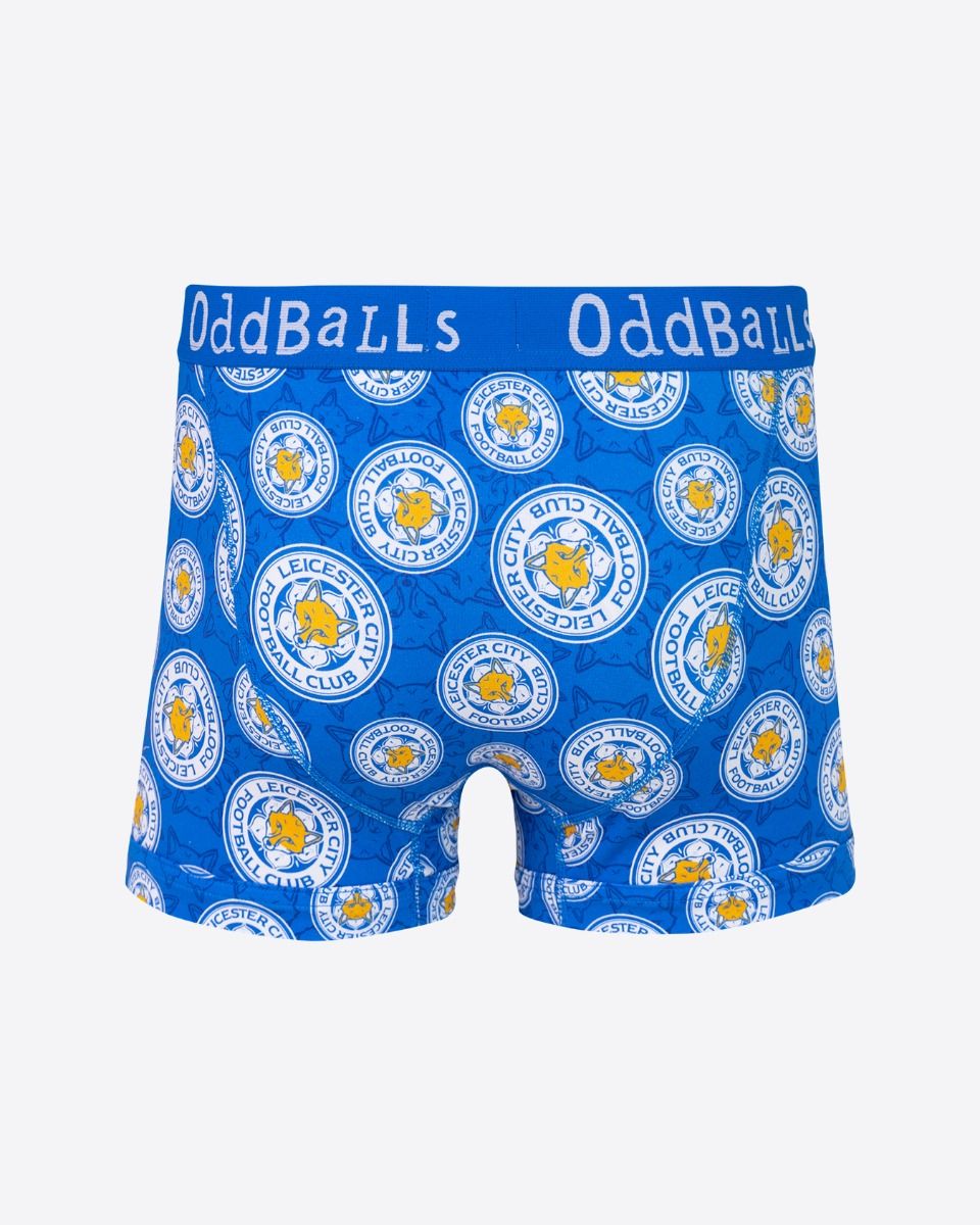 Leicester City x OddBalls Crest Boxers - Mens