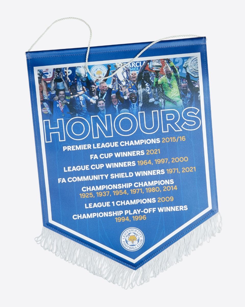 Leicester City Pennant - Club Honours