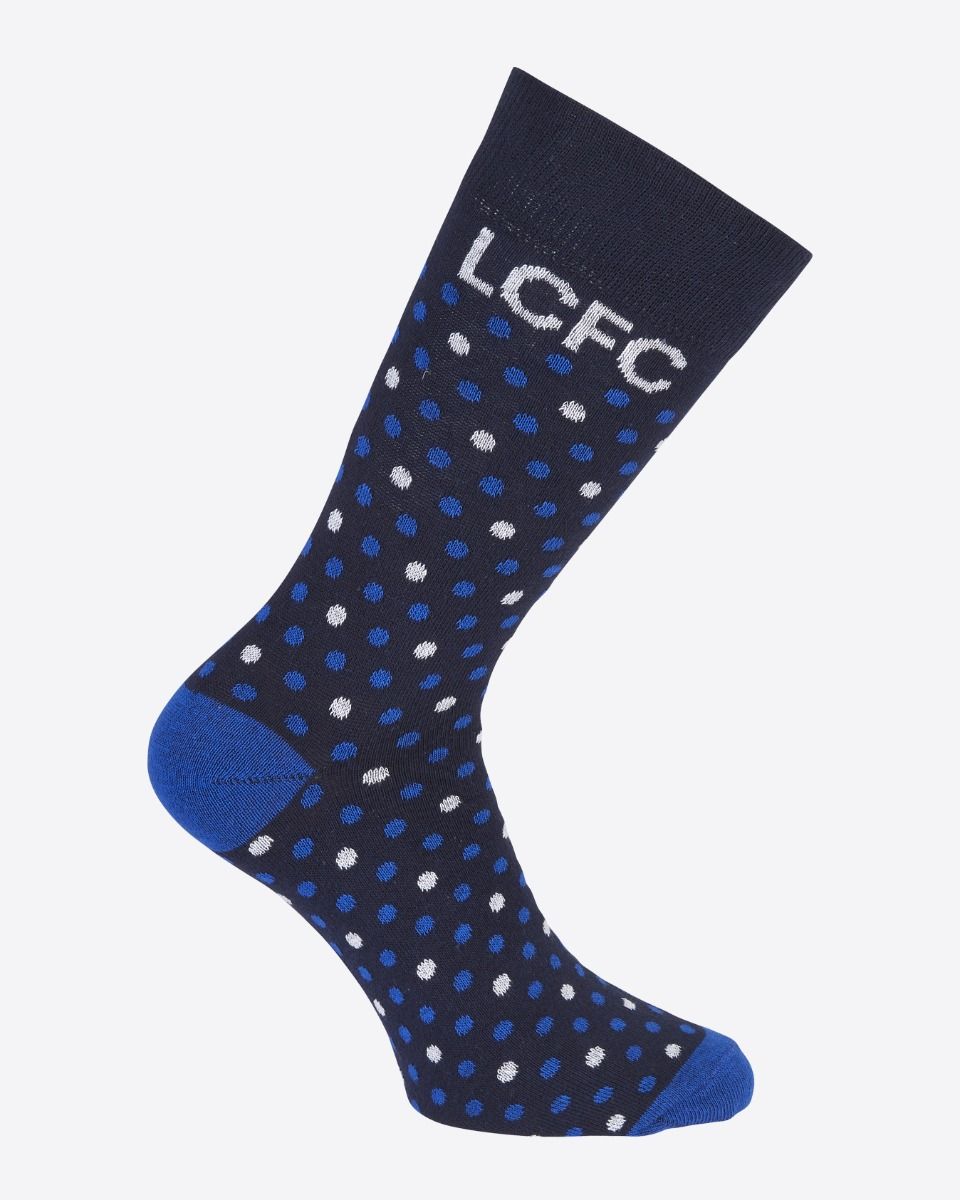 Leicester City Royal Dot Socks - Mens