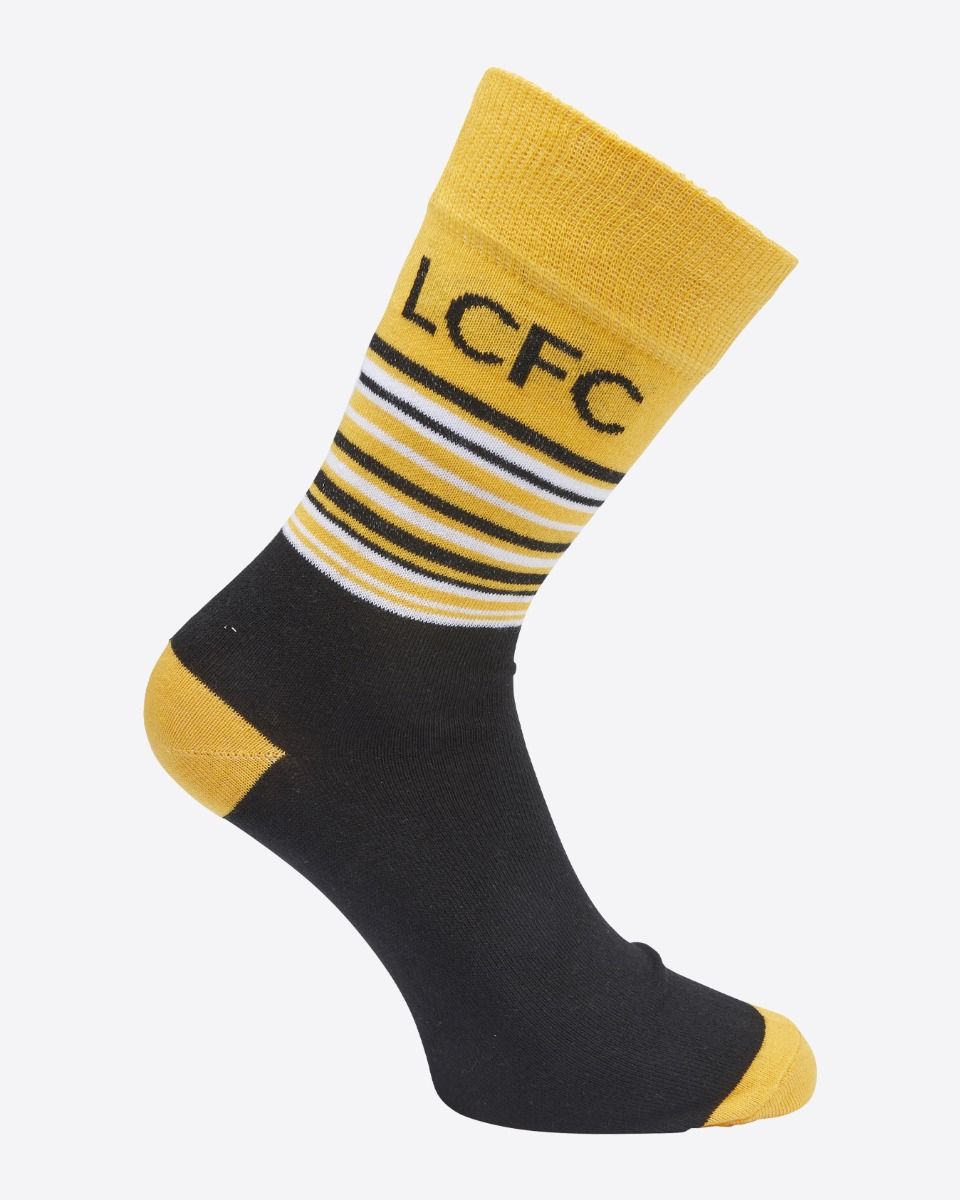 Leicester City Half Stripe Socks - Orange