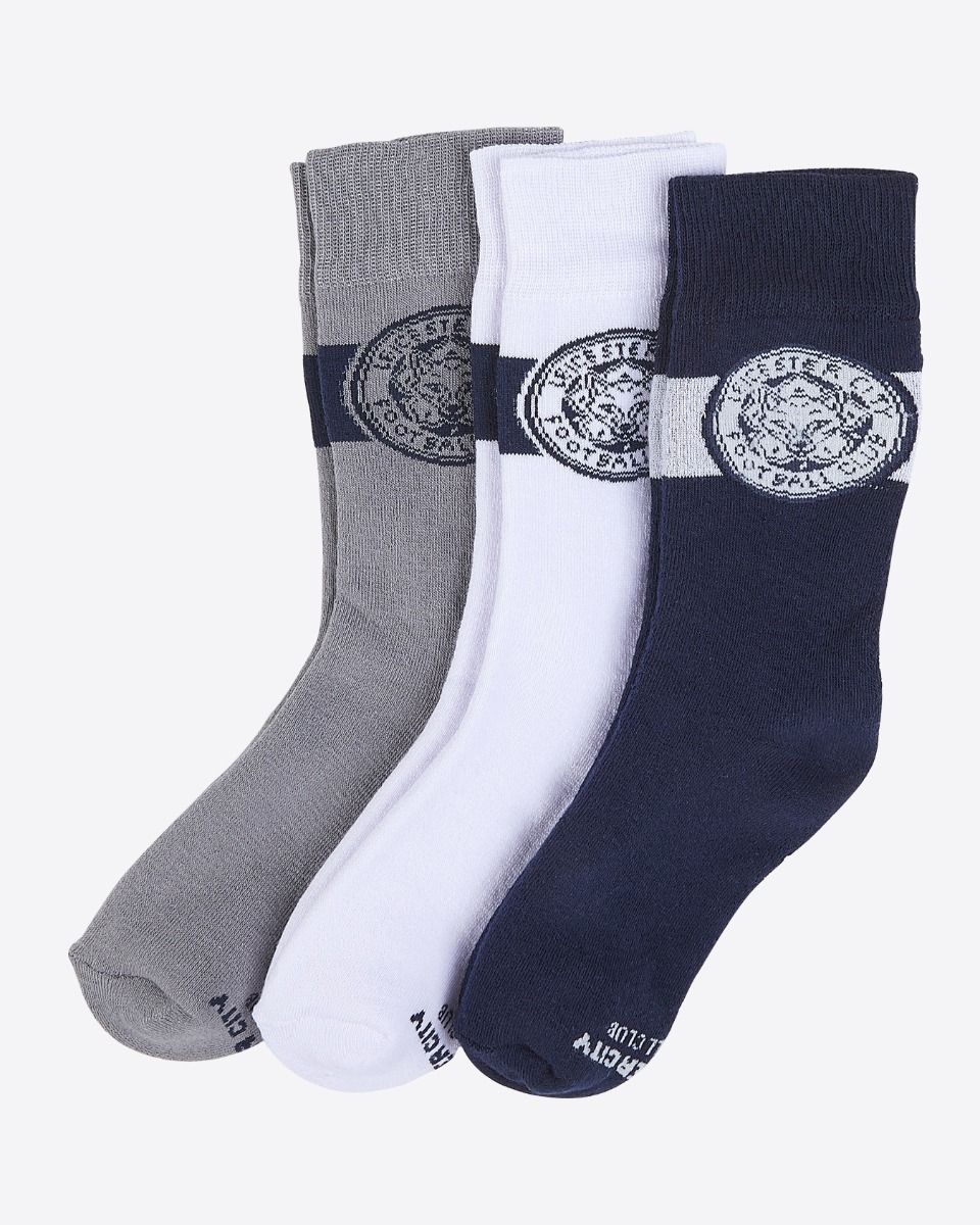 Leicester City Sports Socks - 3 Pack
