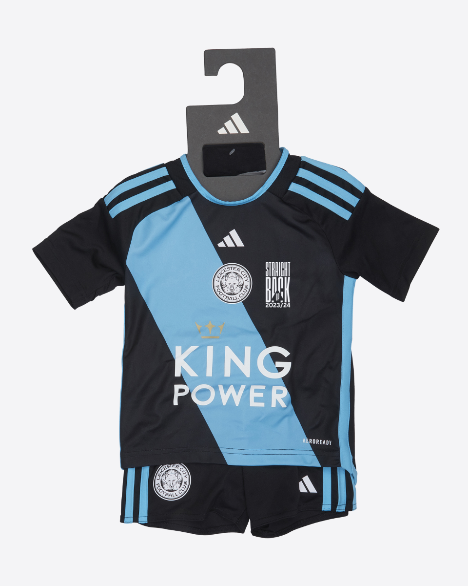Leicester City Champions Edition Away Shirt 2023/24 - Mini Kit