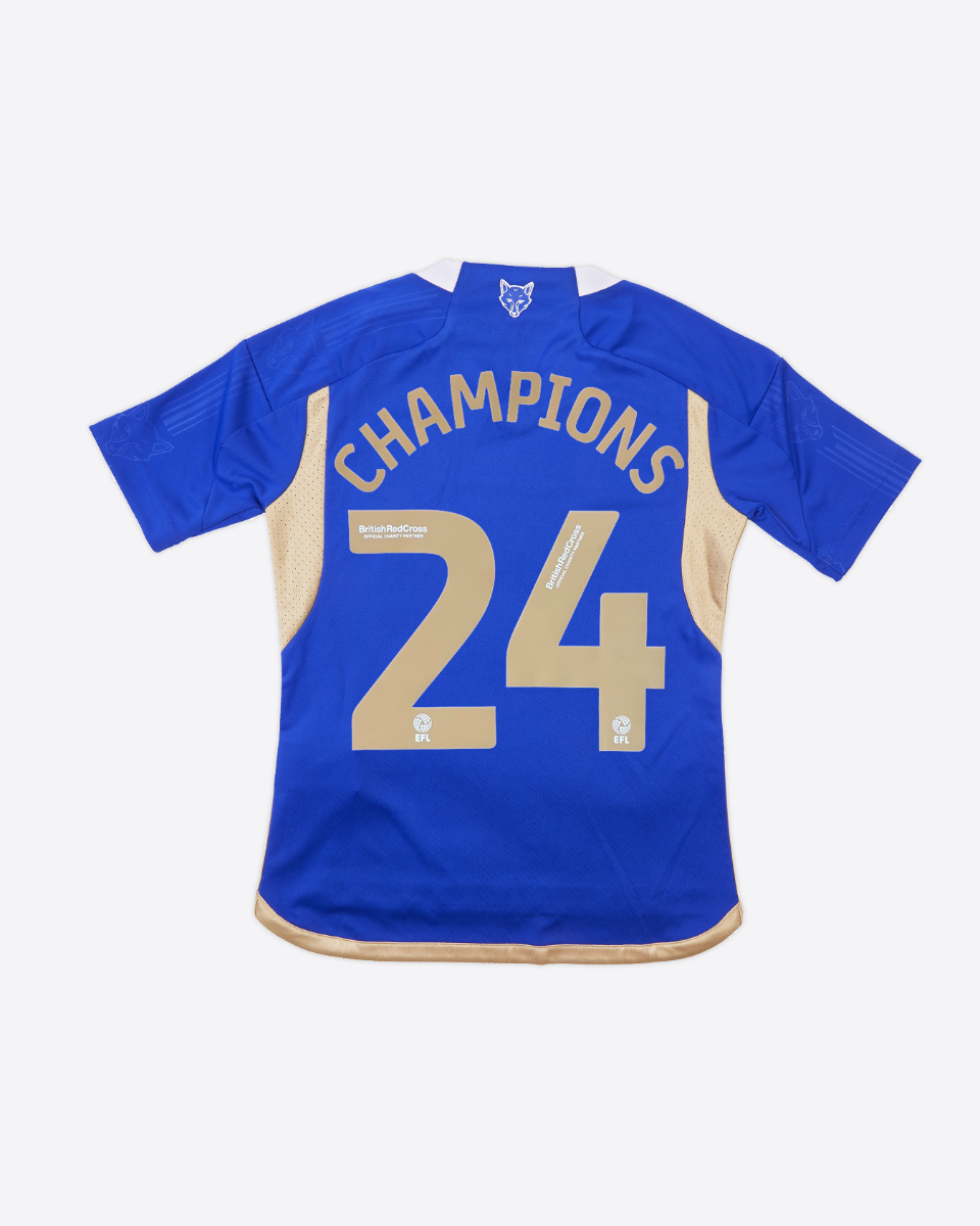 Leicester City Champions Edition Home Shirt 2023/24 - Printed - Kids