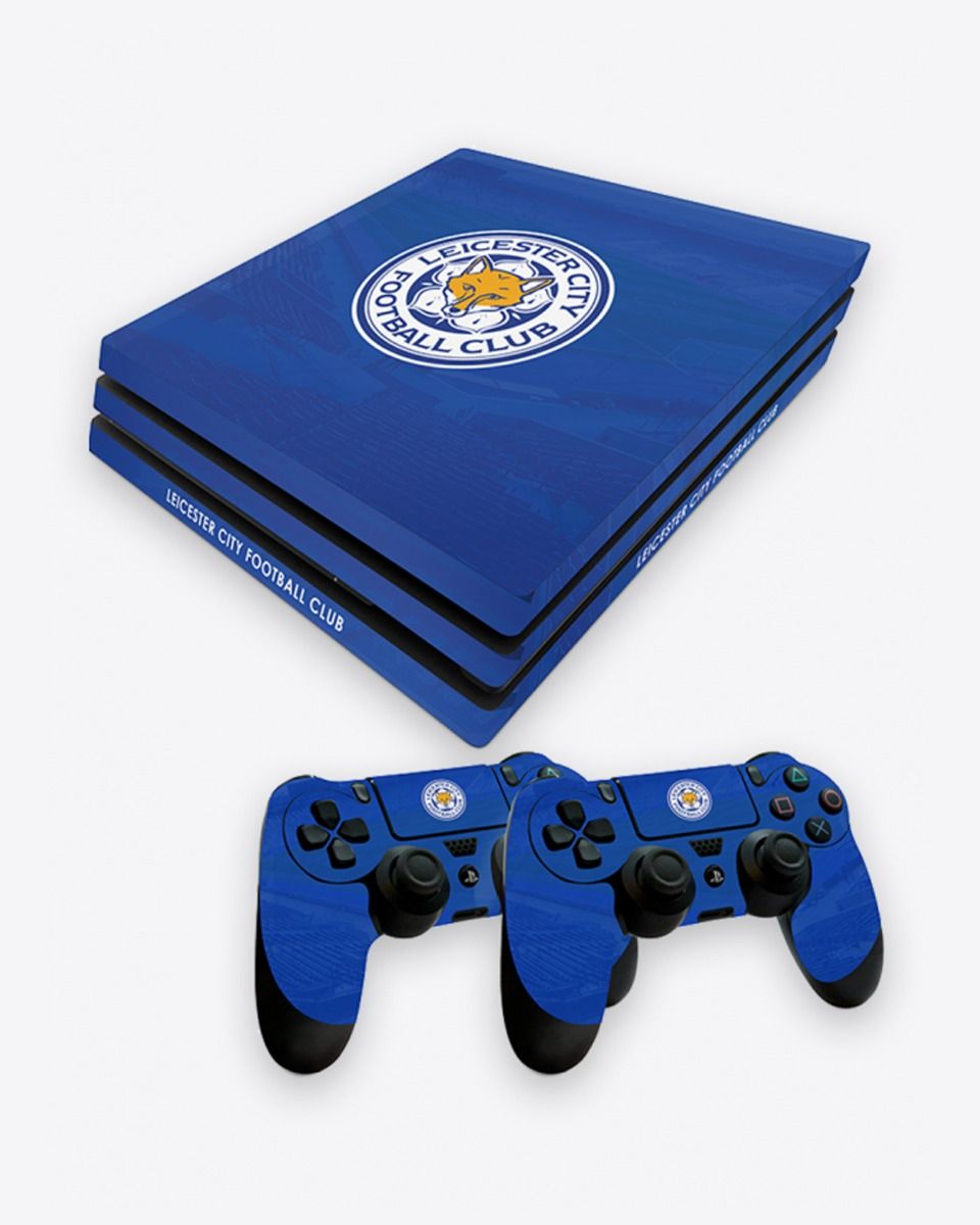 Leicester City PS4 Pro Console & 2 Controller Skin