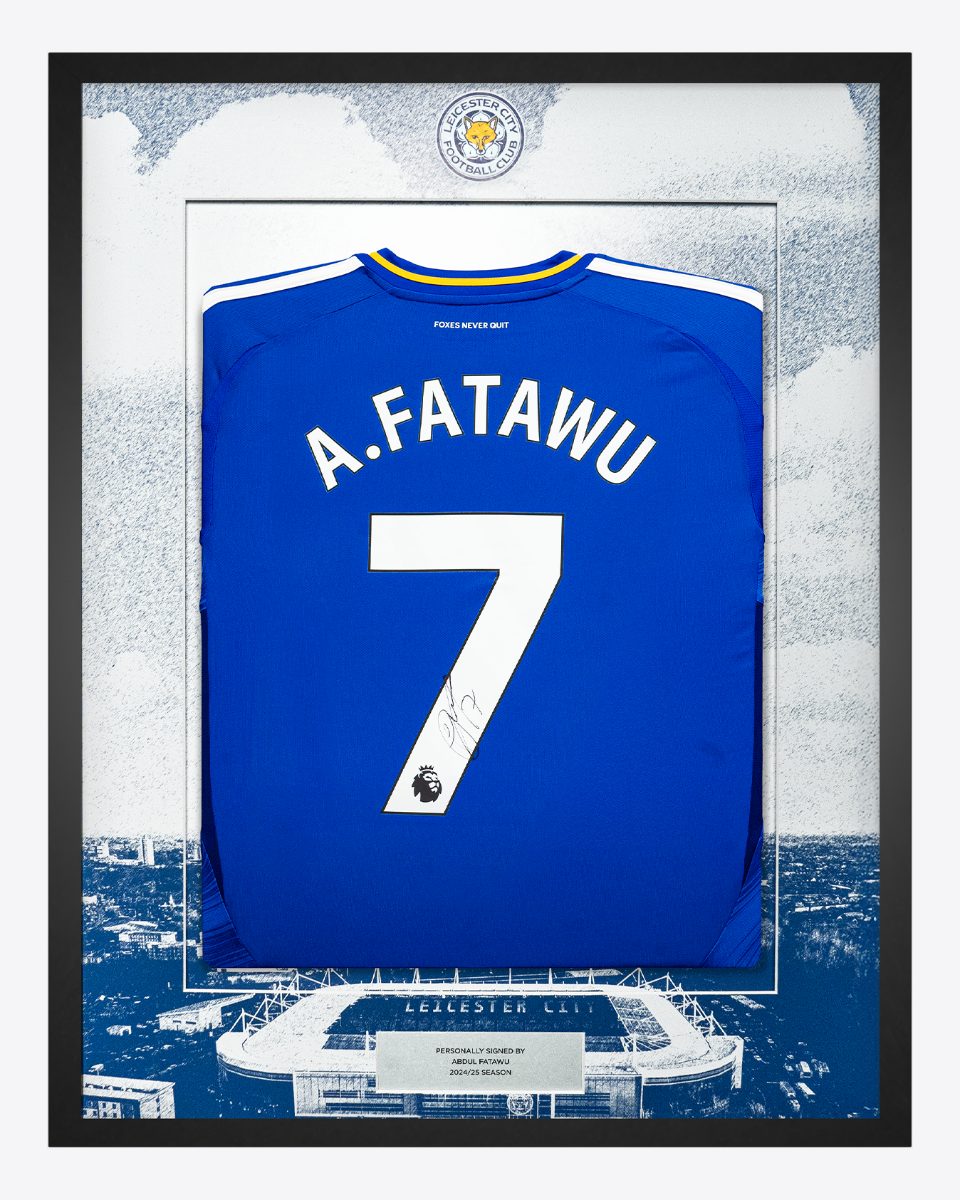 2024/25 Framed Signed Fatawu Home Shirt