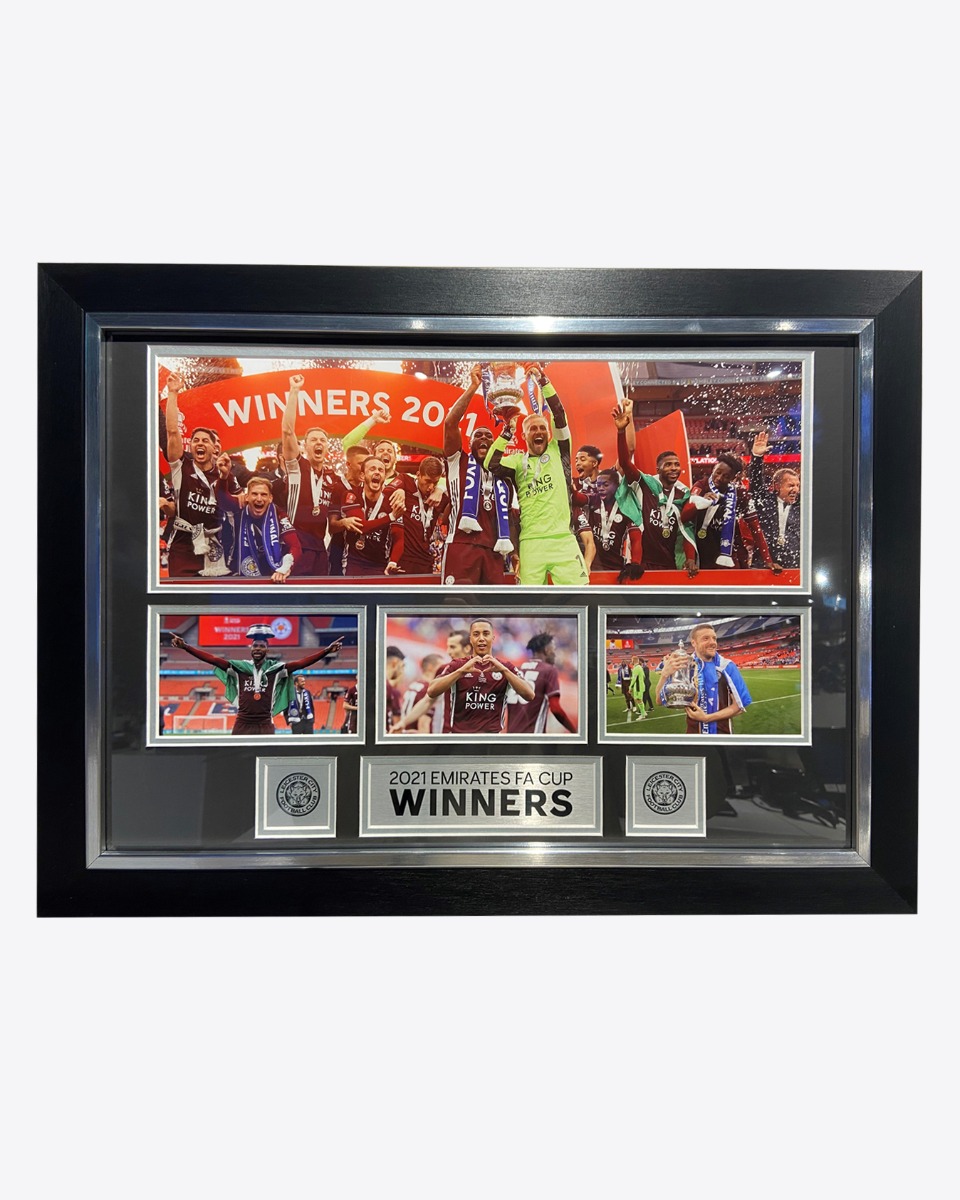 Leicester City FA Cup Winners Premium Frame