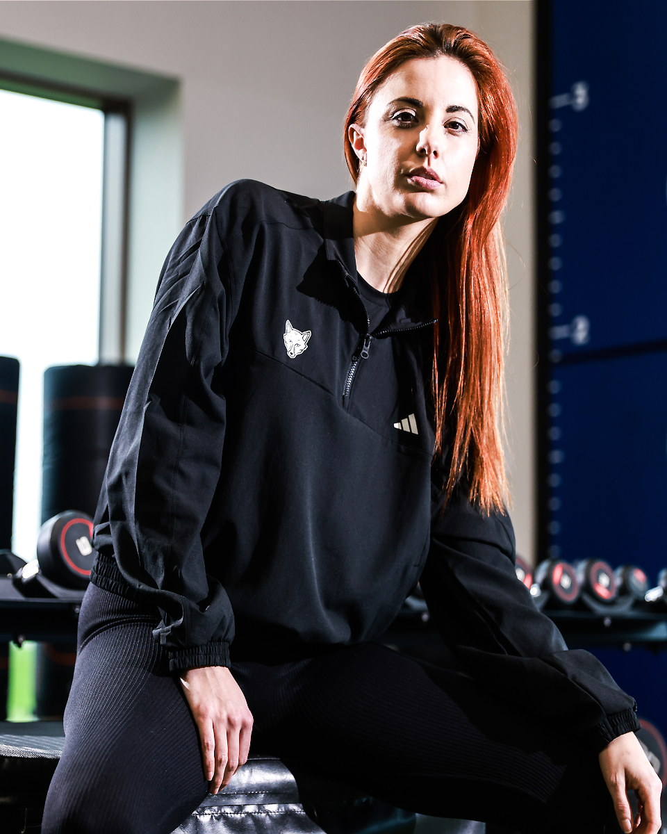 adidas Black Gym Jacket - Womens
