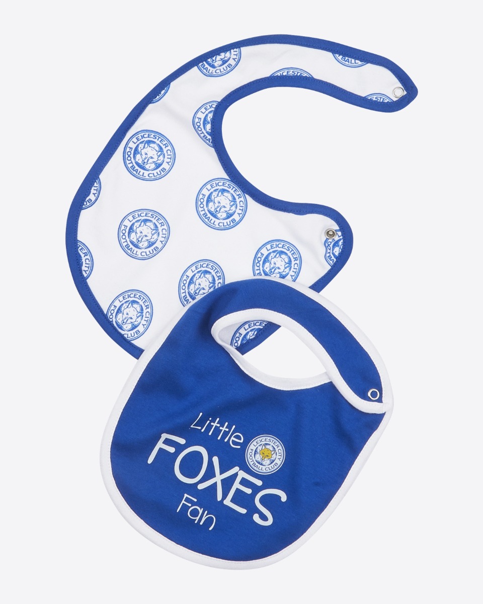 Leicester City Little Foxes Bibs - 2 Pack