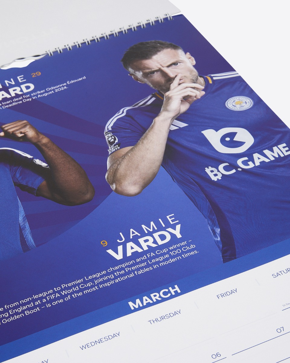 Leicester City Calendar 2025