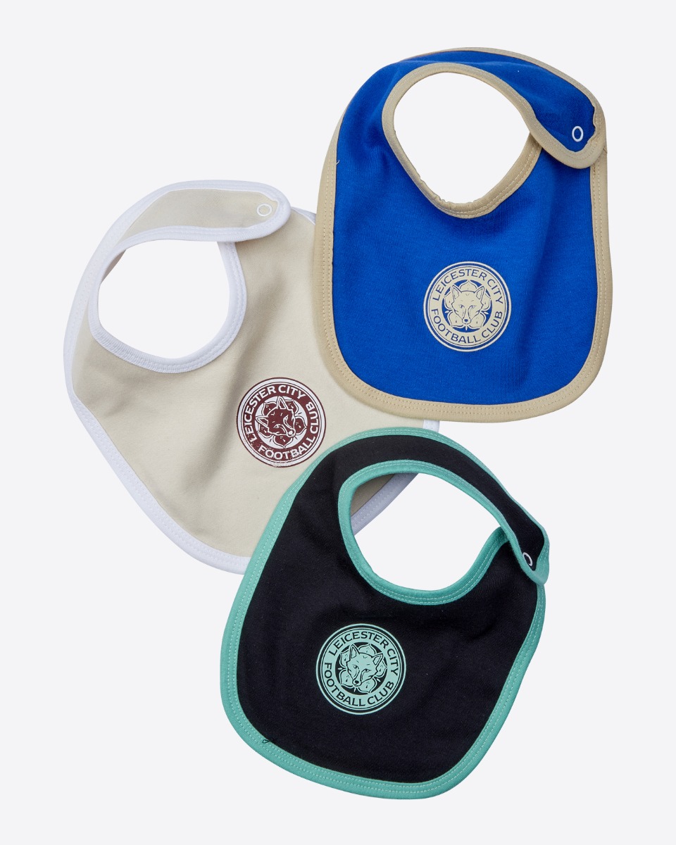 Leicester City 3 Pack Bibs