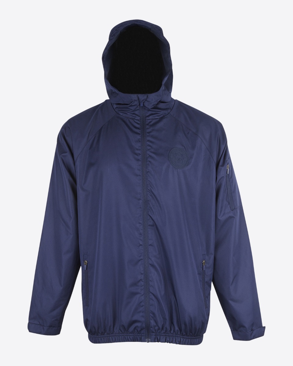 Leicester City Core Navy Rain Jacket Mens