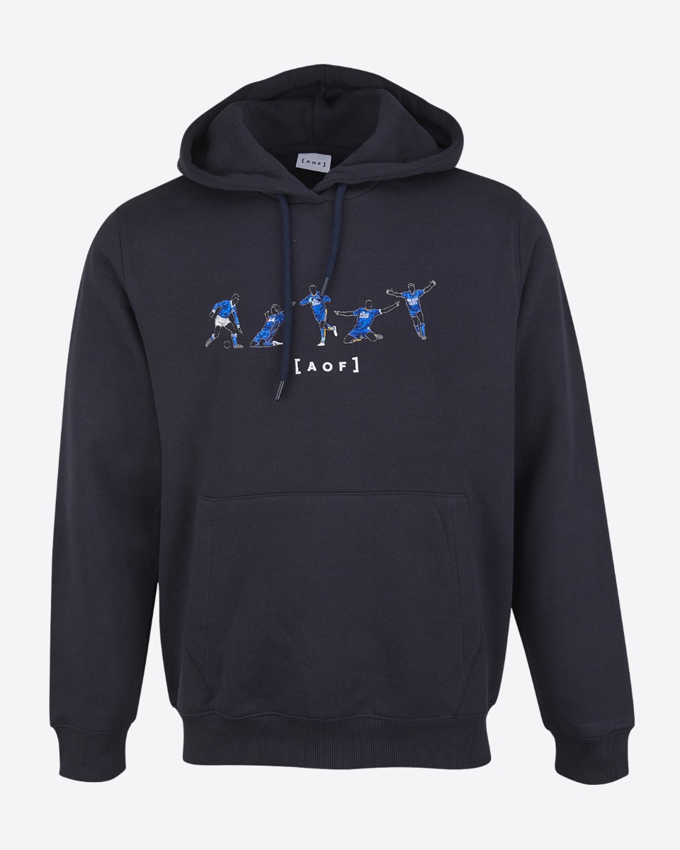 LCFC x AOF - Navy Icons Hoody