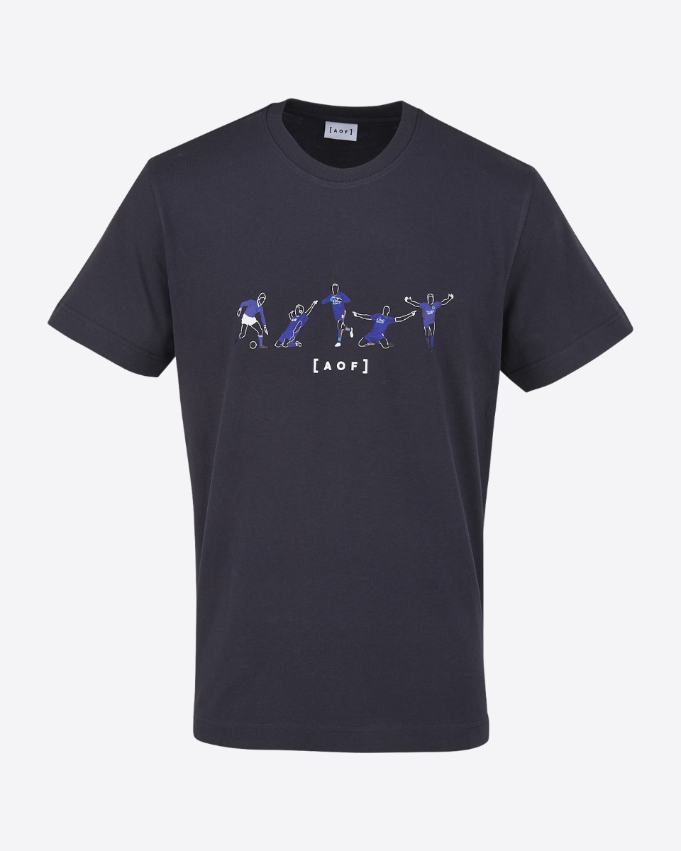 LCFC x AOF - Navy Icons T-Shirt