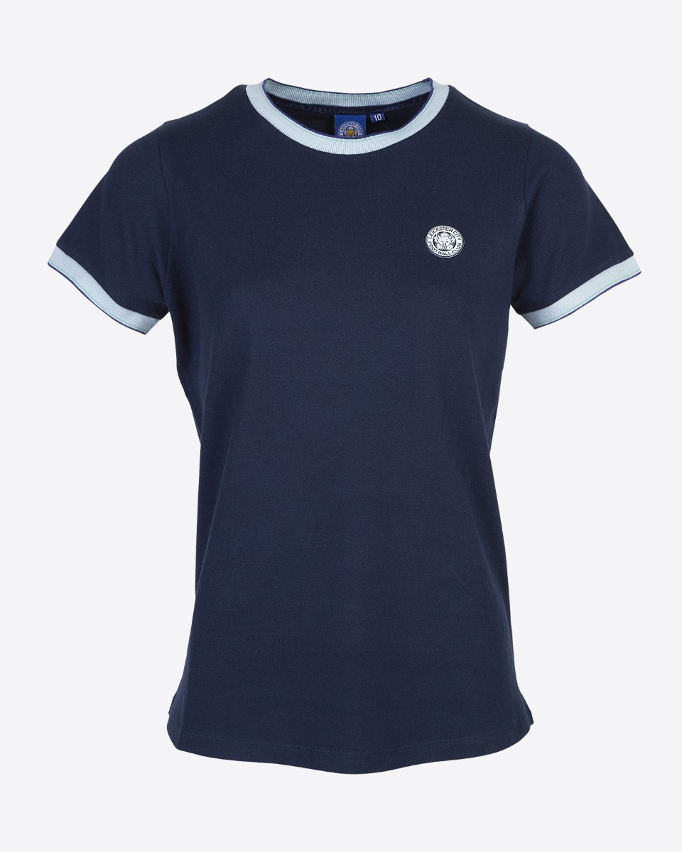 Leicester City Navy Appleby T-Shirt - Womens