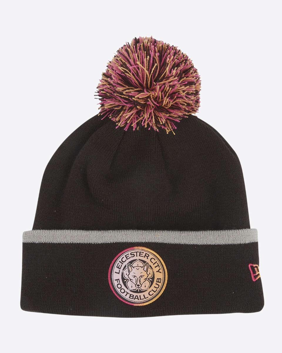 Leicester City New Era Away 2024/25 Bobble Knit Beanie Hat