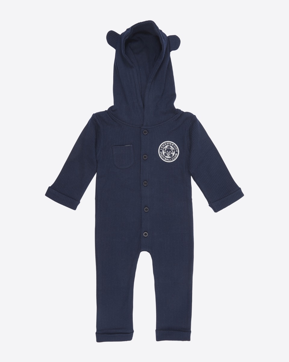 Leicester City Little Foxes Hooded Sleepsuit - Baby