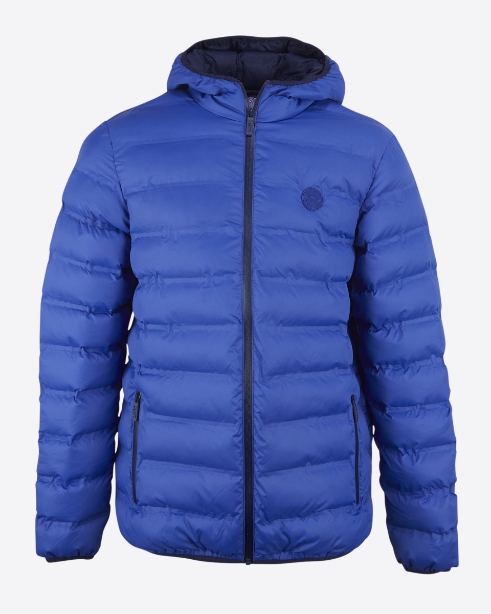 Leicester City Rubber Crest Padded Jacket - Mens