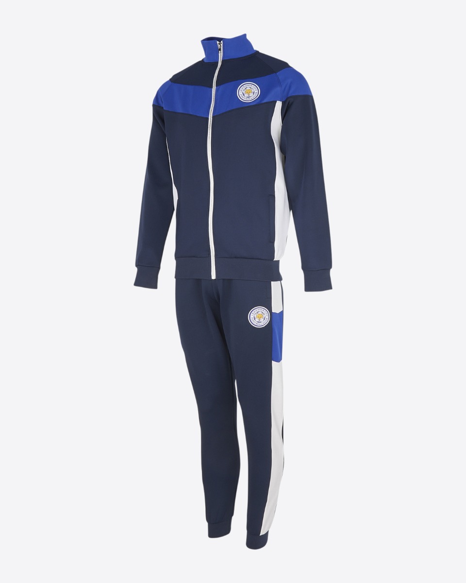Leicester City Colour Block Tracksuit - Mens