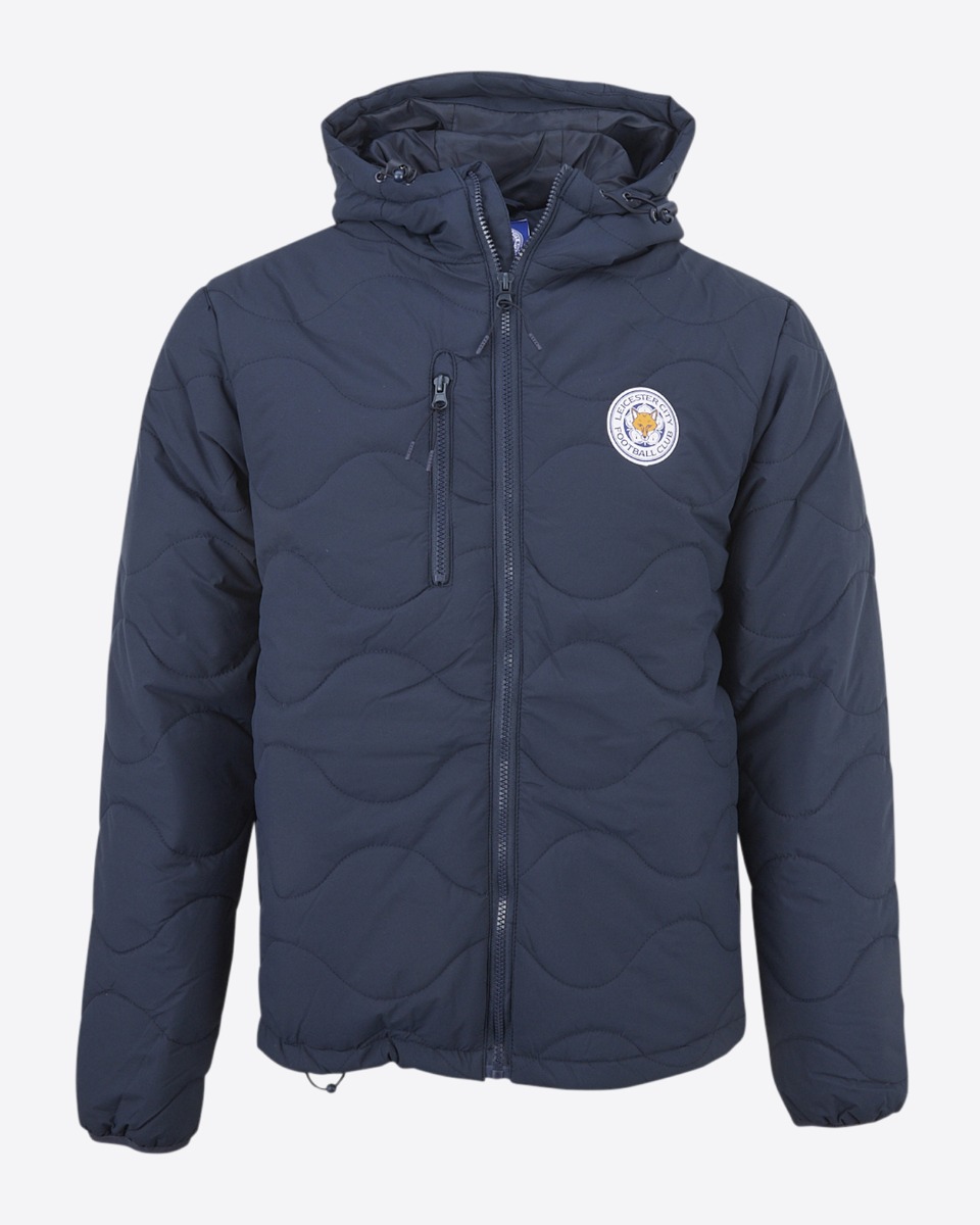Leicester City Crest Quilted Jacket - Mens