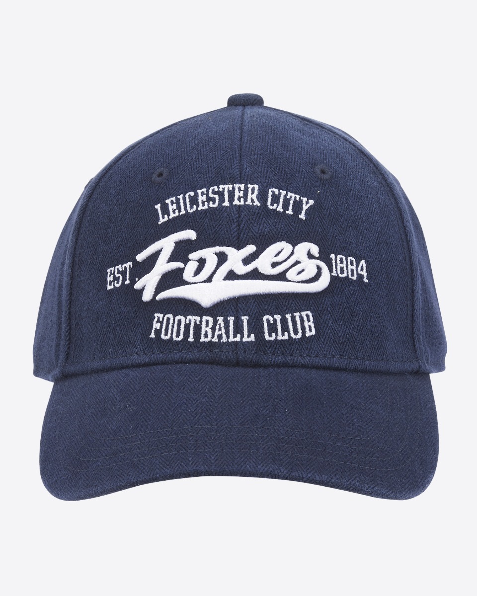 Leicester City Foxes Washed Herringbone Cap - Mens